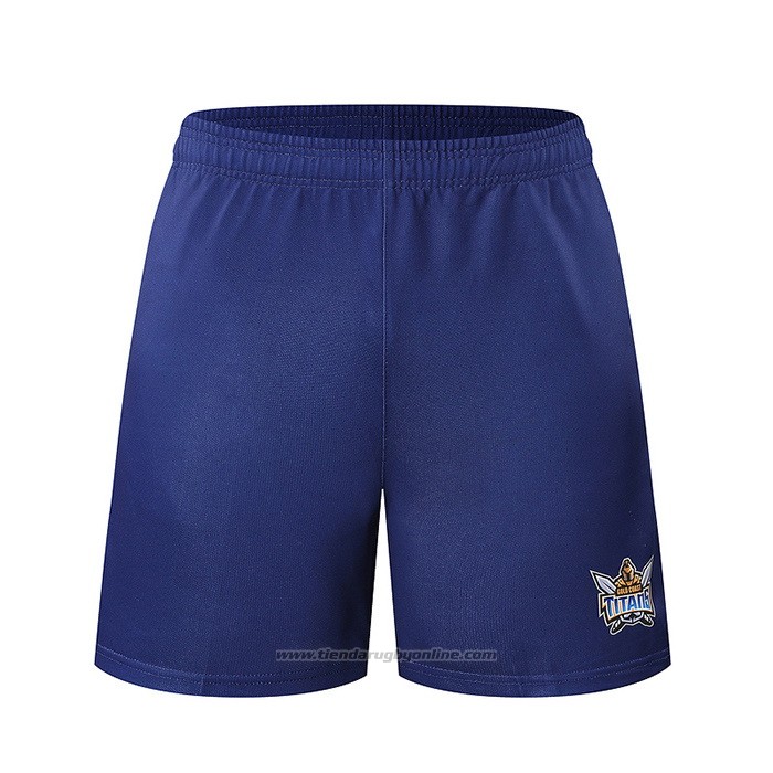 Pantalones Cortos Gold Coast Titans Rugby 2021 Azul